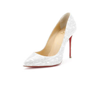 Christian Louboutin 100 Women's Pigalle Follies Pumps Printed Patent